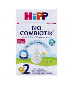 HiPP Stage 2 Organic Combiotic Follow-on  Milk Formula With DHA (600g)  German Version 6+