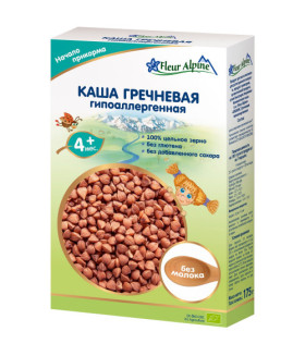Fleur Alpine ORGANIC milk free cereal Buckwheat 200g (4 months +)