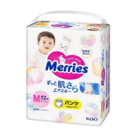 Детские  трусики Merries Medium (6-10 кг) 52 ед.