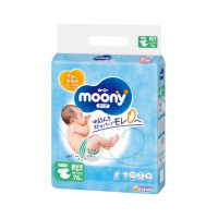 Детские подгузники Moony для новорожденных ( до 5 кг) 76 шт