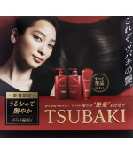 Shiseido Tsubaki Premium Moist Hair Care Set, Shampoo (490ml) & Conditioner (490ml)