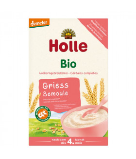 Holle Organic Wholegrain Porridge Semolina 250g