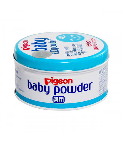 Pigeon Medicated baby powder blue can 150g From Japan