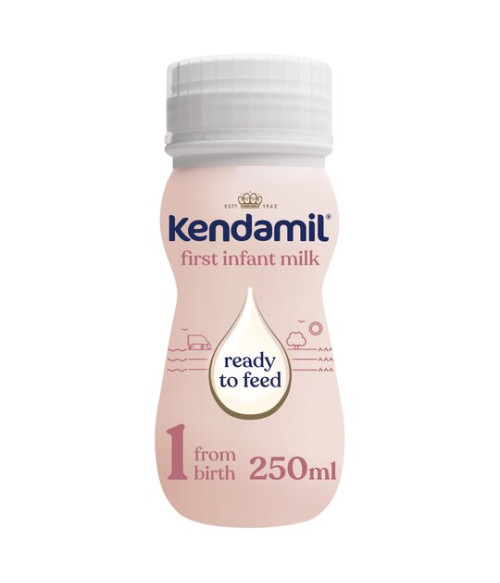 6 Bottles of Kendamil Ready To Feed First Infant Milk 250 ml