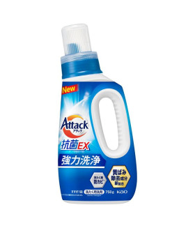 Attack Antibacterial EX — Premium Japanese Liquid Laundry Detergent, 750 g