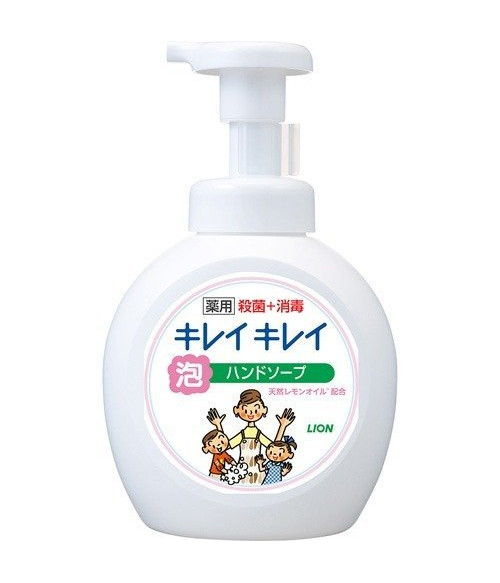 Kirei Anti-bacterial Foaming Hand Soap with lemon oil and fruit-citrus aroma (pump) 500 ml