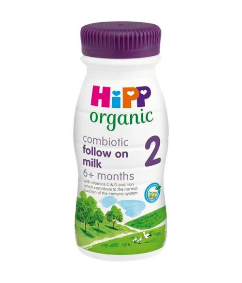 HiPP Combiotic Stage 2 Liquid Milk - 200ml * 12 bottles (Exp JUN.2024)