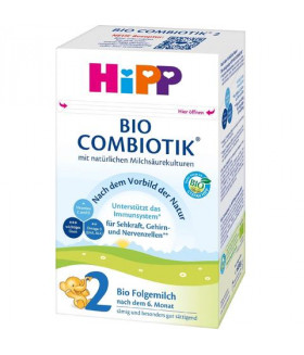 HiPP Stage 2 Organic Combiotic Follow-on Milk Formula With DHA (600g) German Version 6+