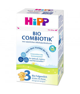 HiPP Stage 3 Organic Baby Milk Formula With DHA (600g) - German Version 10+