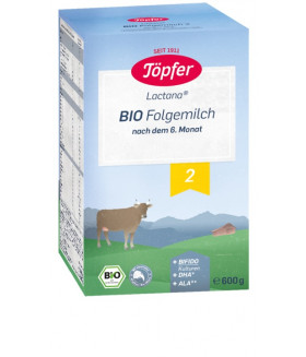 Topfer Stage 2 Lactana Organic (Bio) Follow-On Infant Milk Formula (600g)