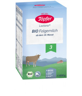 Topfer Stage 3 Lactana Organic (Bio) Baby Milk Formula