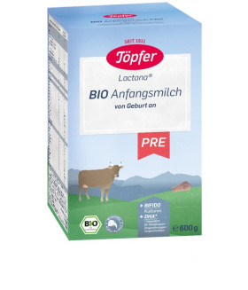 Topfer Stage PRE Lactana Organic (Bio) First Infant Milk Baby Formula