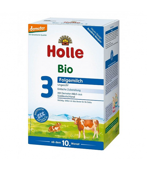 Holle Stage 3 Organic (Bio) Baby Milk Formula  With DHA (600g)