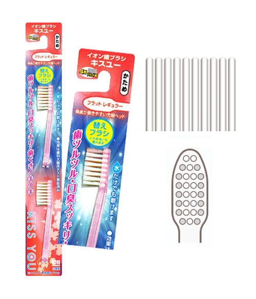 Kiss You Ion Toothbrush Ultra-thin Soft Body Refill Japan 