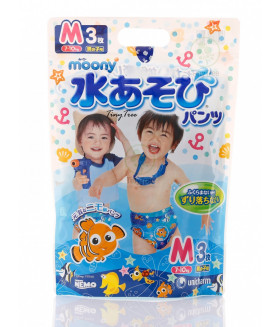 Moony Swimming Pull ups  for Boys М size (7-10kg) (15-26lbs) 3 count