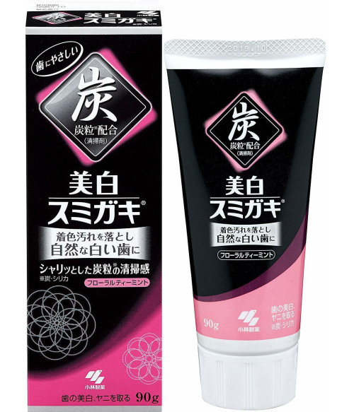 KOBAYASHI Whitening toothpaste with charcoal, mint flavor, 90 gr KOBAYASHI Whitening toothpaste with charcoal, mint flavor, 90 gr